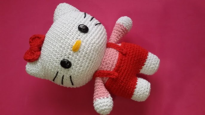 Hello Kitty de crochê | Amigurumis inspirados em desenhos animados